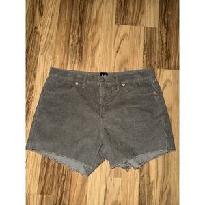Gap Women's Sz 12 Shorts Corduroy Sage Green Mom Shorts